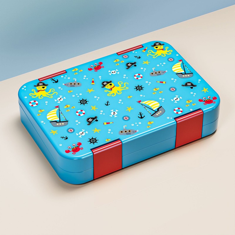 Boite repas isotherme bleu garçon