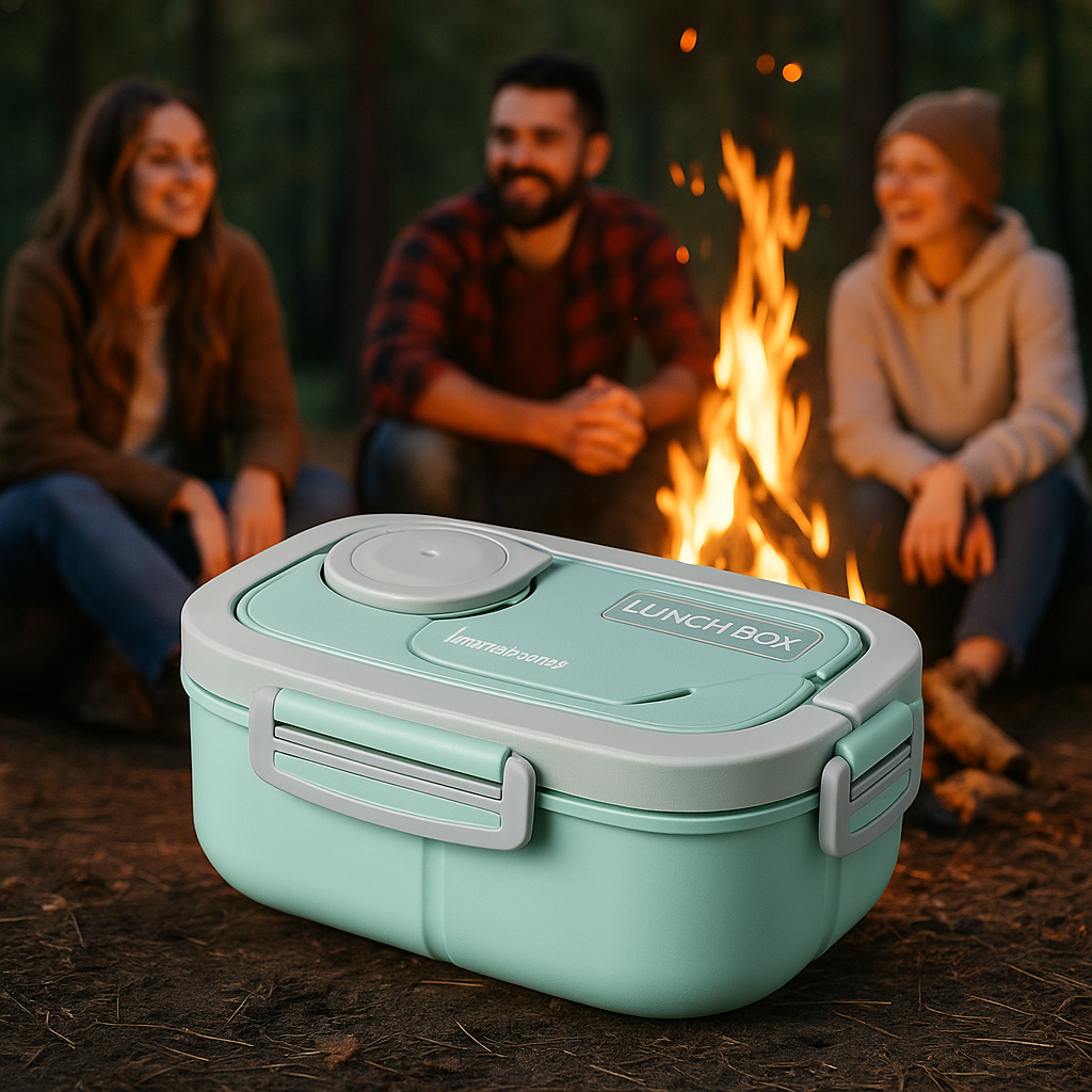 Boite repas isotherme compartimenté en foret