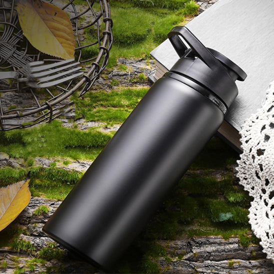 Bouteille d'eau camping noir