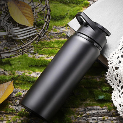 Bouteille d'eau camping noir