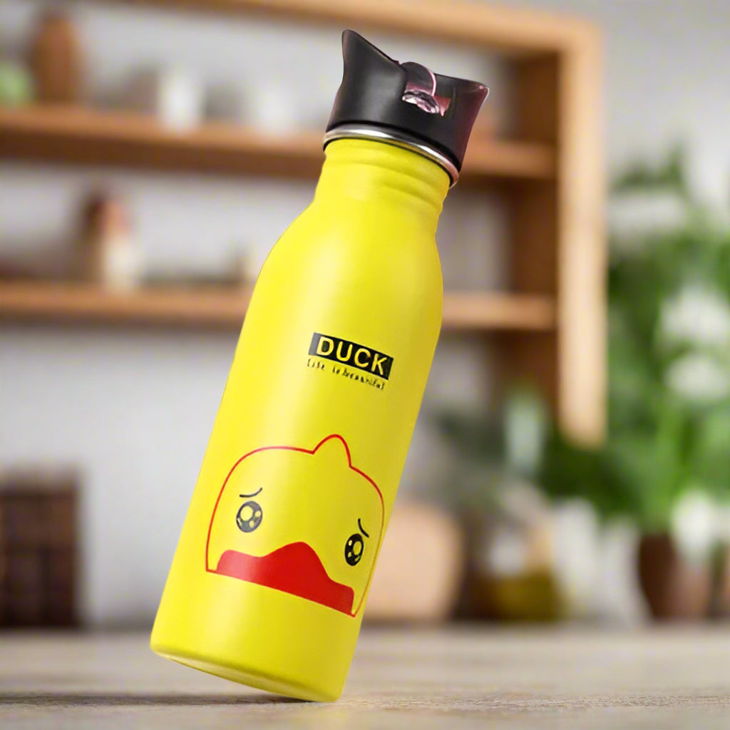 Gourde enfant jaune canard