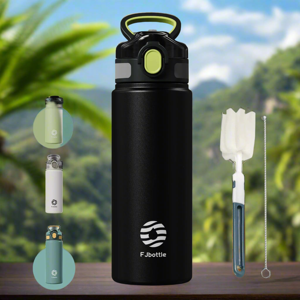 Gourde isotherme aventure noir