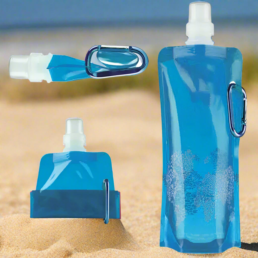 Gourde réutilisable bleu