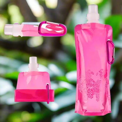 Gourde souple rose