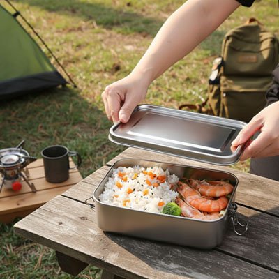 Lunch box en acier