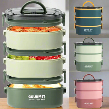 Lunch box gourmet 3 étages