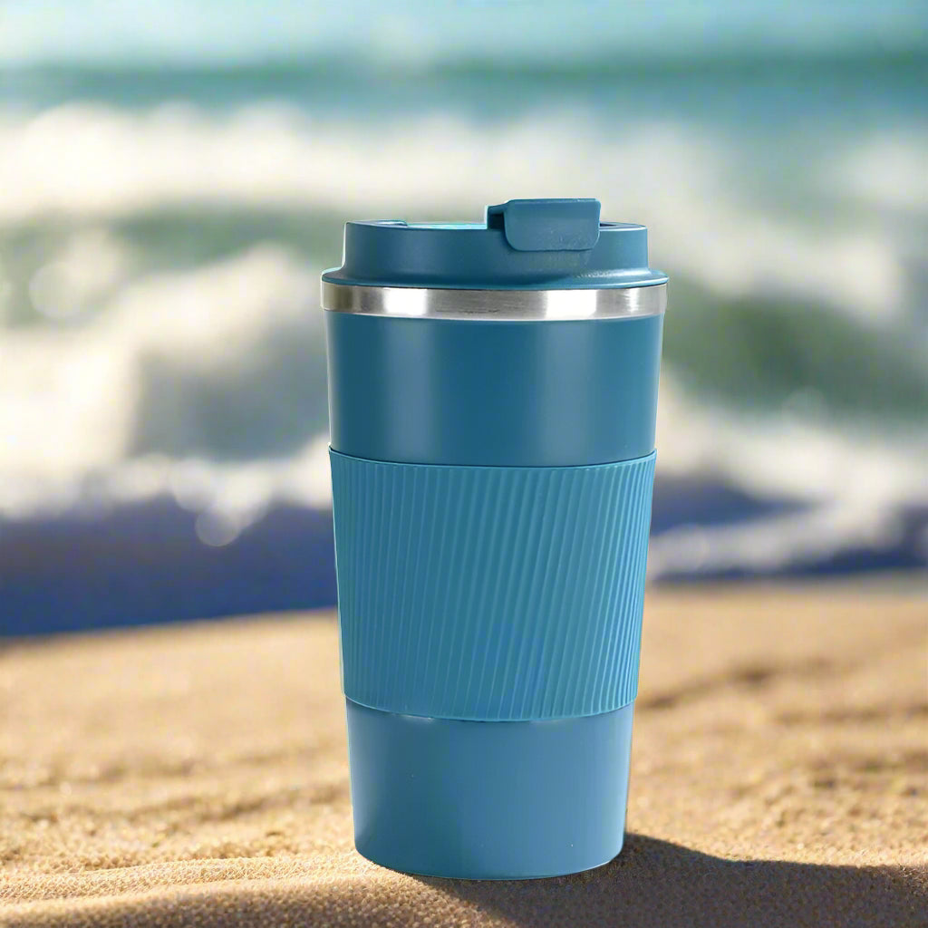 mug isotherme bleu