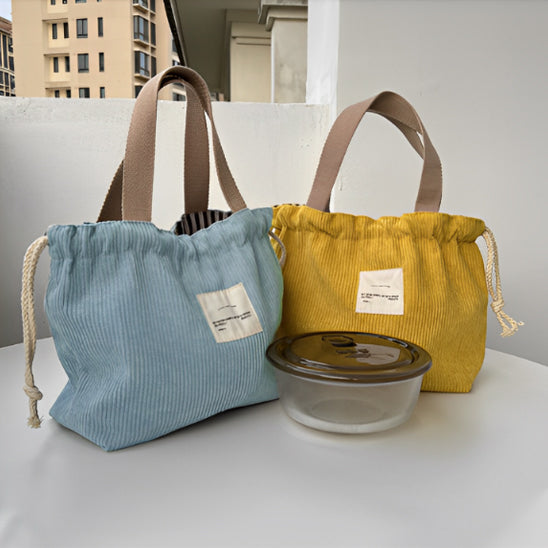 Sac a bento en velours