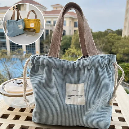 Sac à lunch en velour