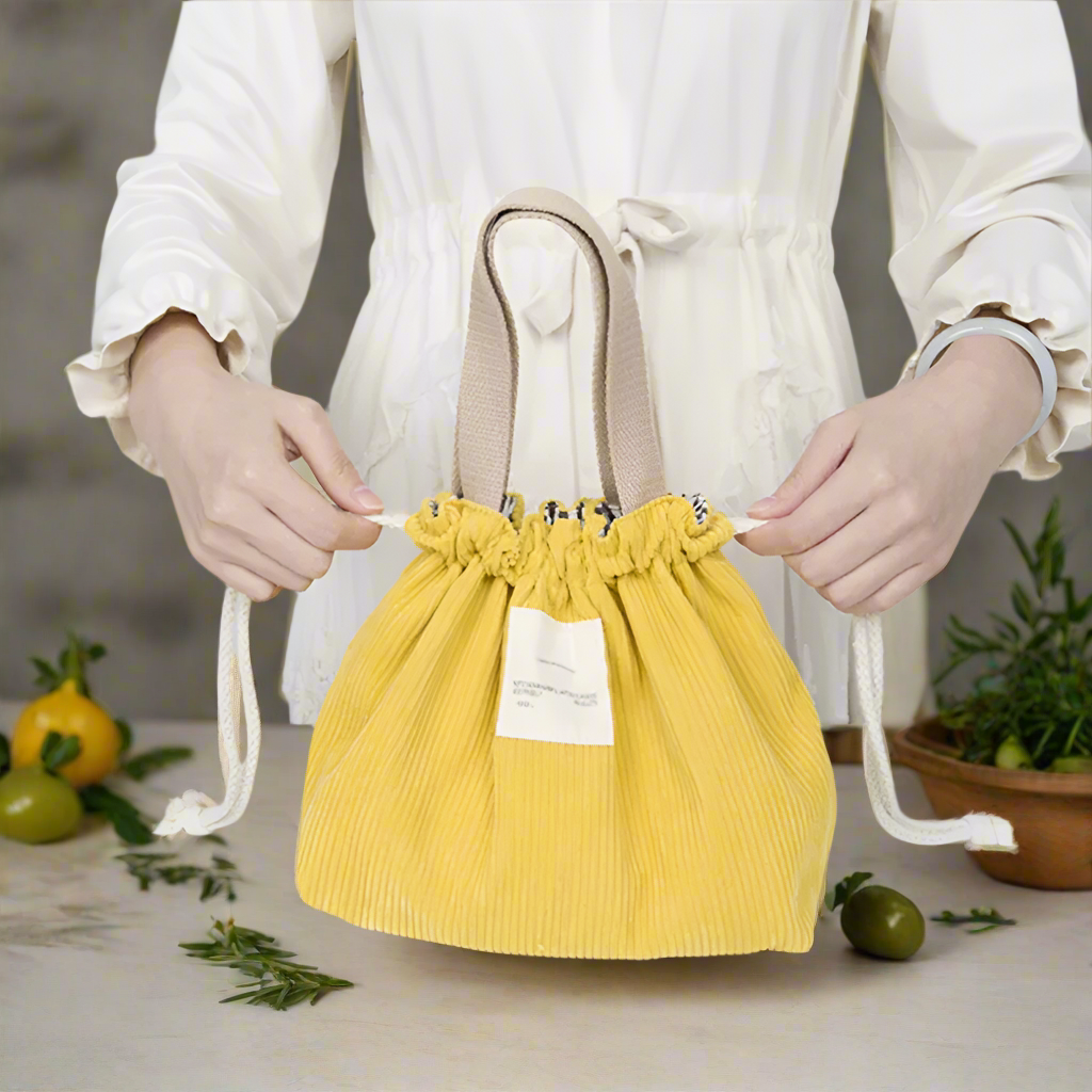 Sac à lunch velours