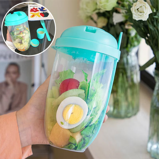 Shaker salade 1000 ml vert